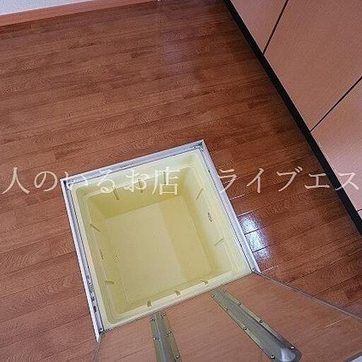キッチンに床下収納付き 全居室と廊下にも収納がある、収納力の高い物件です