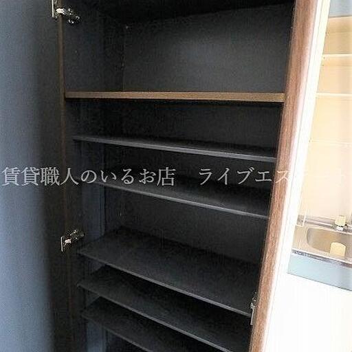シューズボックスはかなり大きめ 靴好きさんには嬉しい